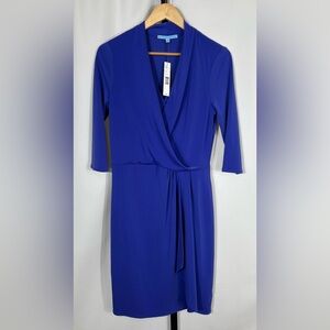 NWT Antonio Melani Brookelyn Dress in Twilight Blue Women's Size Small